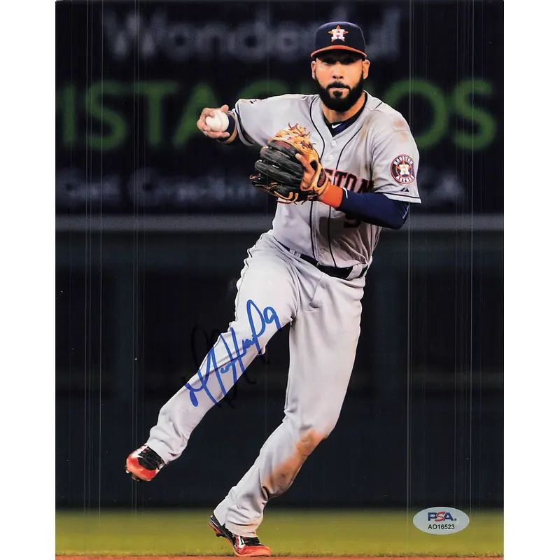 Marwin Gonzalez signed 8x10 photo PSA/DNA Houston Astros Autographed
