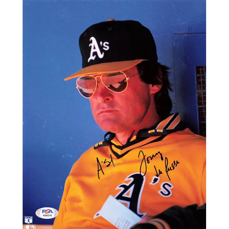 Tony La Russa signed 8x10 photo PSA/DNA Oakland Athletics Autographed