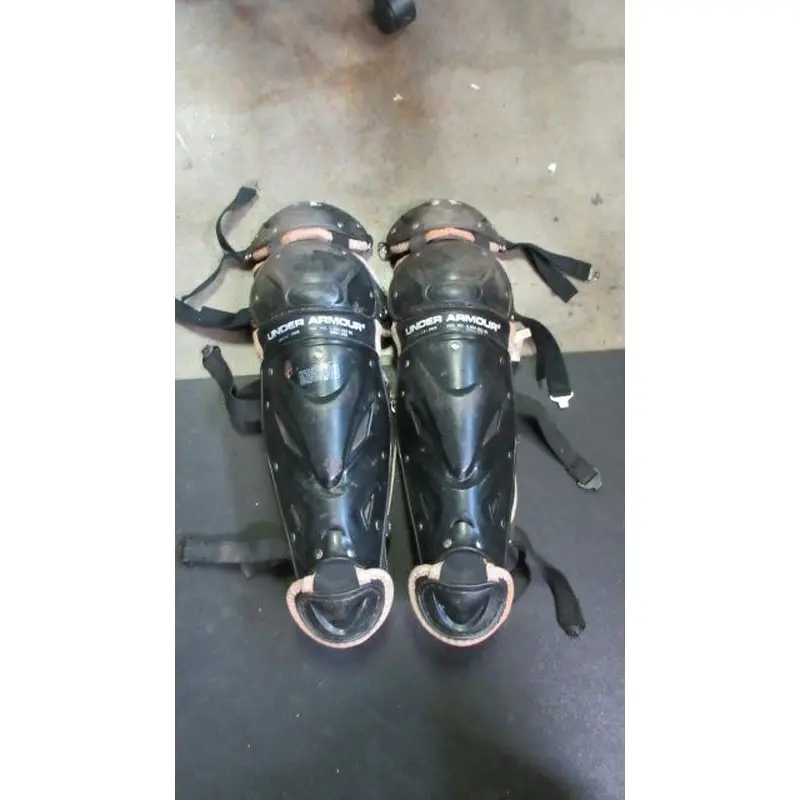 Used Under Armour UALG2-JRVS Catcher's Shin Guards Size Junior