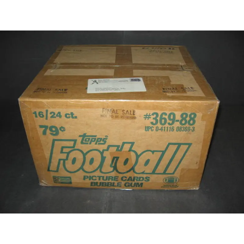 1988 Topps Football Cello Case (16 Box)