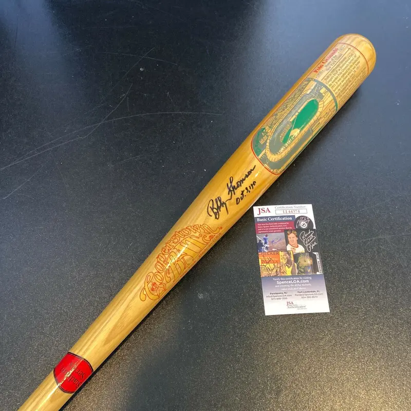 Bobby Thomson October 3 1951 Signed Polo Grounds Bat Shot Heard 'Round World JSA