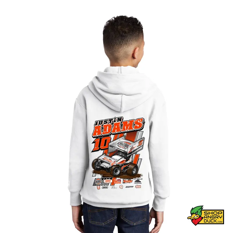 Justin Adams Racing Illustrated Youth Hoodie