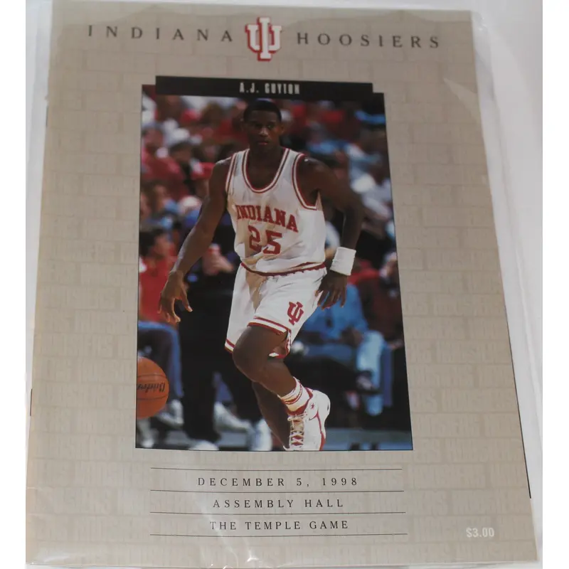 1998 Temple vs Indiana University Basketball Program