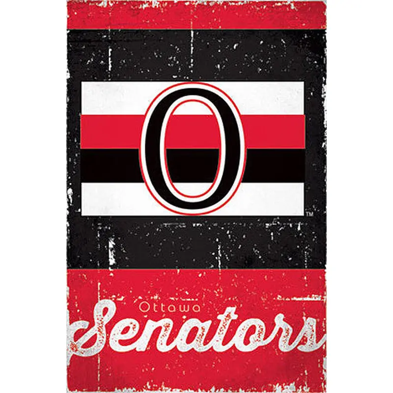 Ottawa Senators Retro-Series NHL Team Logo Poster - Costacos Sports