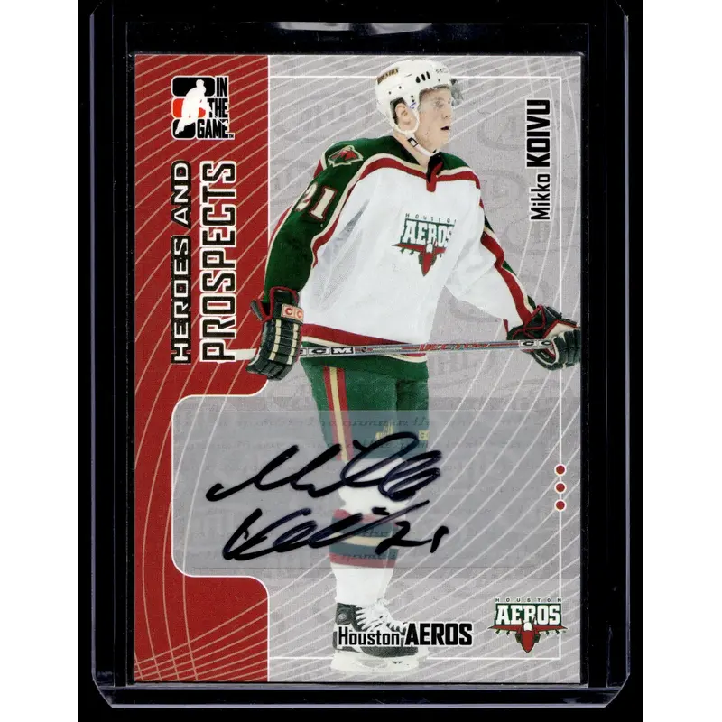 2005-06 In the Game Heroes and Prospects - Autographs - Mikko Koivu #A-MK
