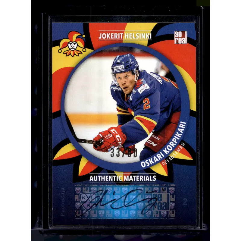 2015-16 Sereal Jokerit Autograph - Oskari Korpikari #JOK-AUT-008 /80
