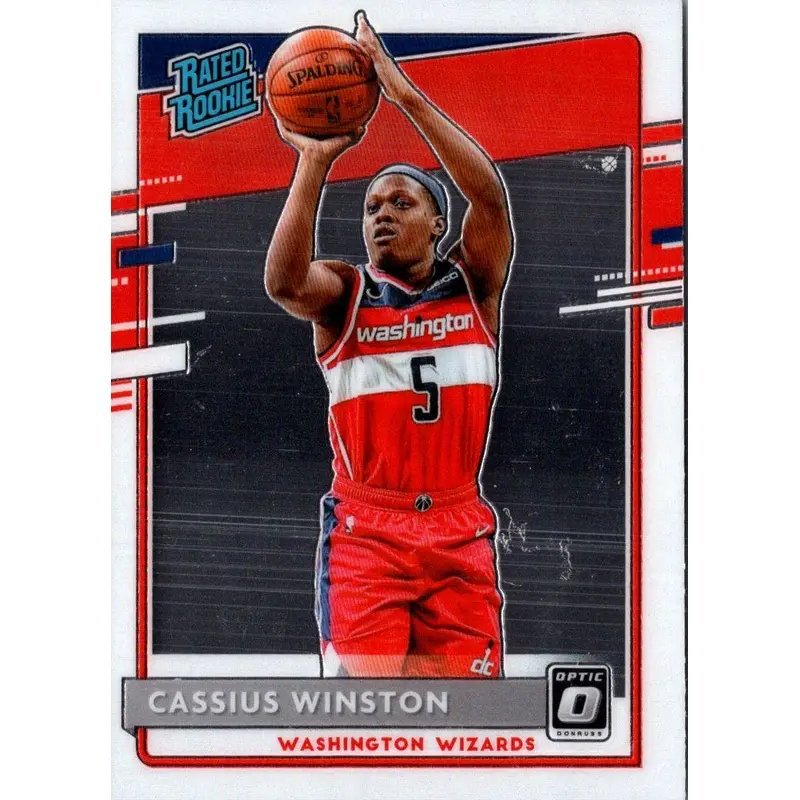 2020 Donruss Optic Choice Red and Green Cassius Winston #198