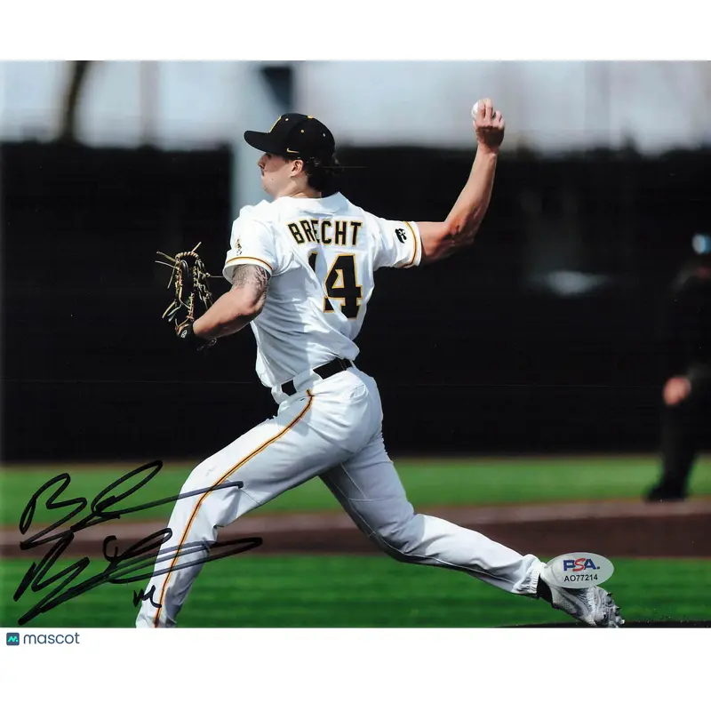 Brody Brecht Signed photo PSA Iowa Hawkeyes