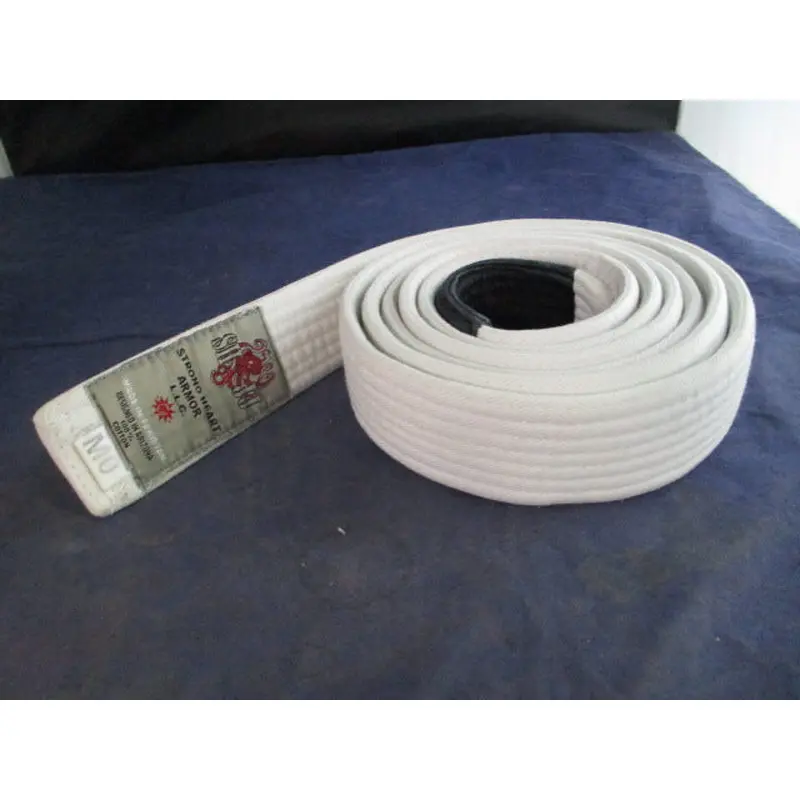 Used Strong Heart Armor White Belt Size M0