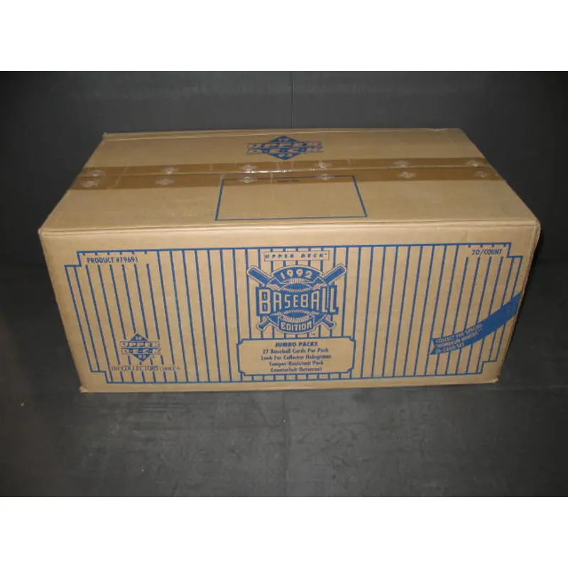 1992 Upper Deck Baseball Low Series Jumbo Case (20 Box)