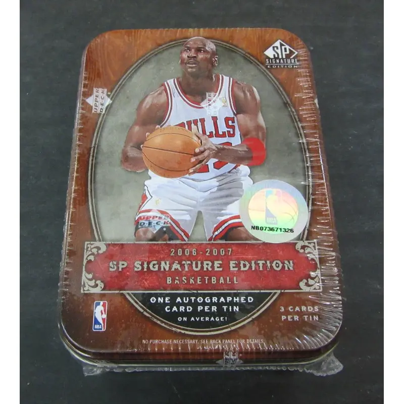 2006/07 Upper Deck SP Signature Edition Basketball Tin (Hobby)