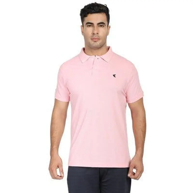 Kronos Cotton Polo All Seasons | Men's | Dapper Pink | KIBI Sports