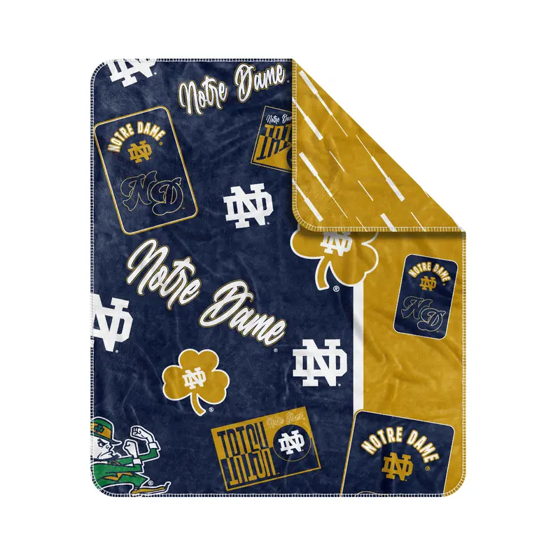 Notre Dame Dream Weave Throw 50x60