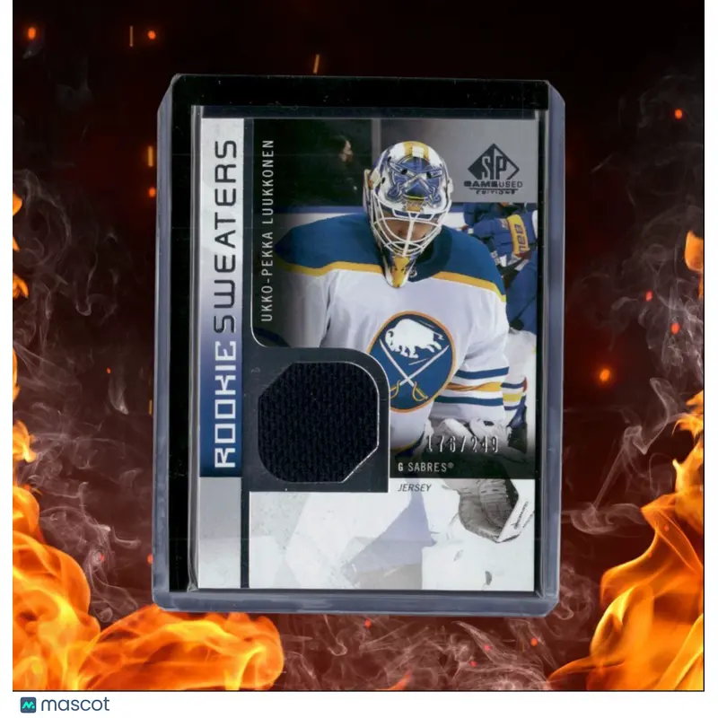2021-22 SP Game Used Ukko-Pekka Luukkonen Sweaters Rookie 178/249 #RS-UL