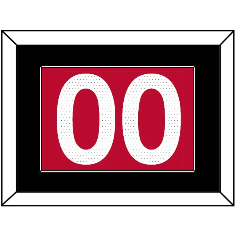Toronto Number - Red Icon (2015-2020) - Single Mat 2