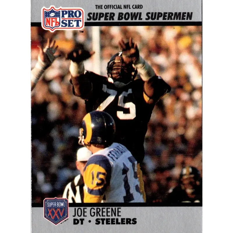 1990 Pro Set Super Bowl 160 Joe Greene #84