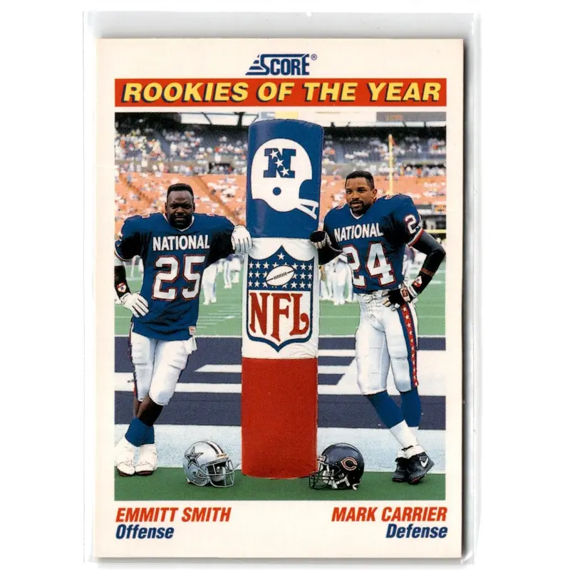 1991 Score Emmitt Smith/Mark Carrier #675