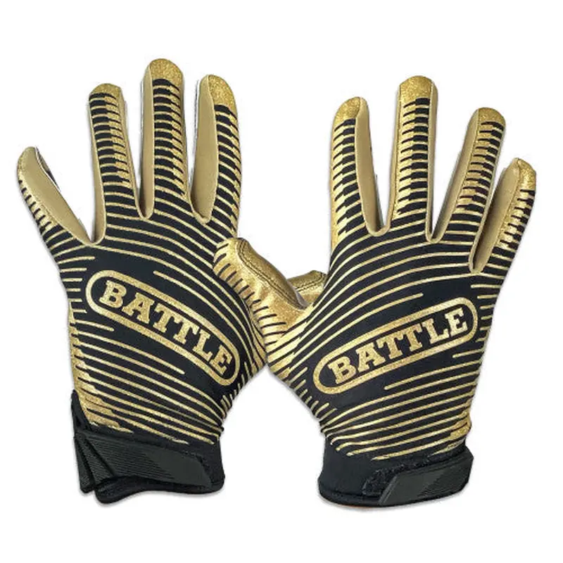 New Battle "USA Glitter" Doom Receiver Football Gloves Adult Size XL