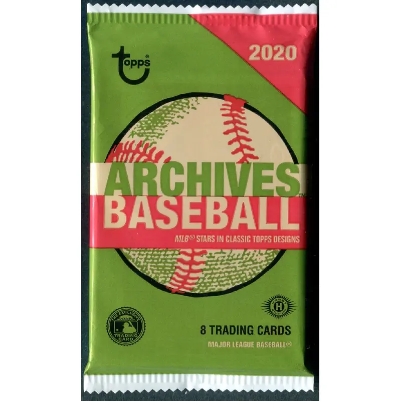 2020 Topps Archives Baseball Unopened Pack (Hobby) (8)