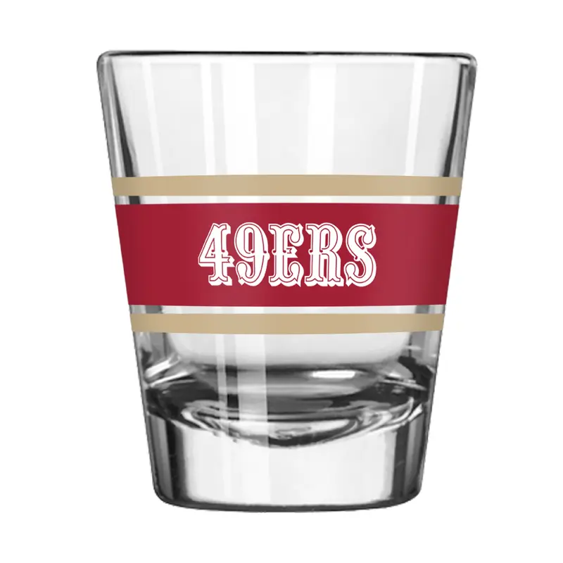 San Francisco 49ers 2oz Stripe Shot Glass