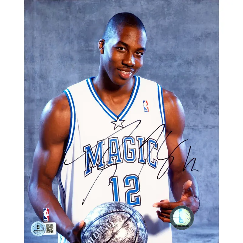 Magic Dwight Howard Authentic Signed 8x10 Vertical Photo BAS #BR24955