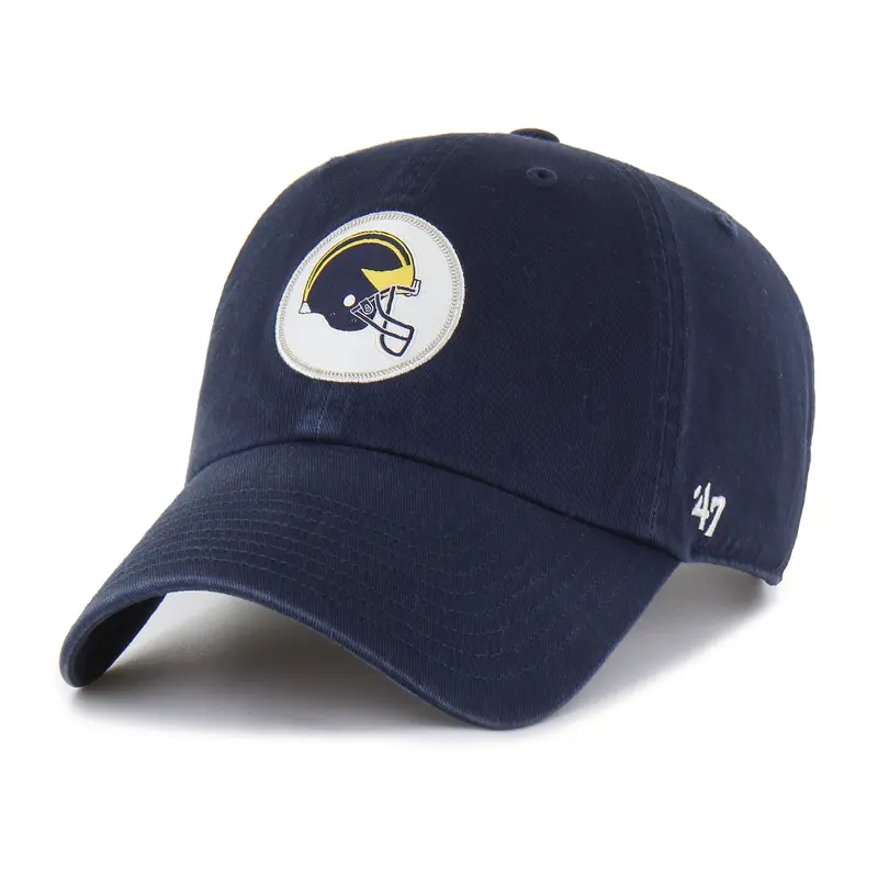 MICHIGAN WOLVERINES VINTAGE HARD HAT '47 CLEAN UP