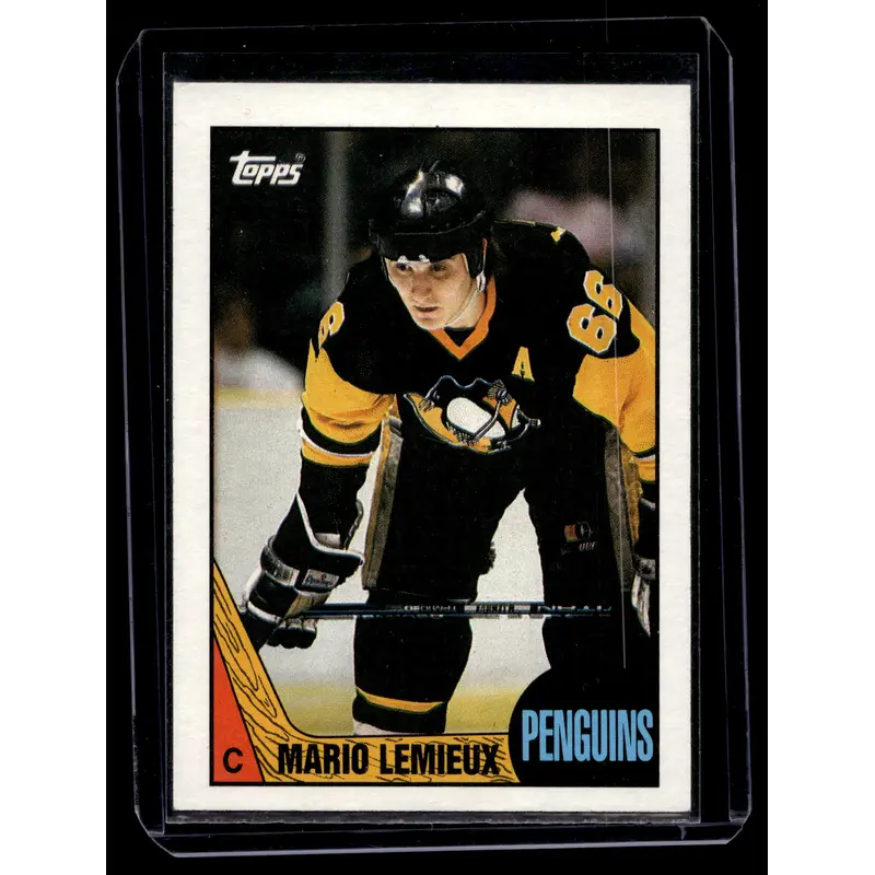1987-88 Topps - Mario Lemieux #15