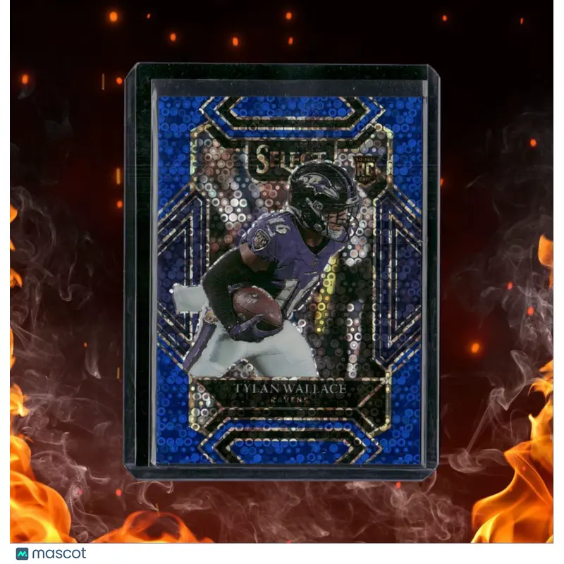 2021 Panini Select Tylan Wallace Club Level Blue Disco Prizm Rookie 22/25 #278