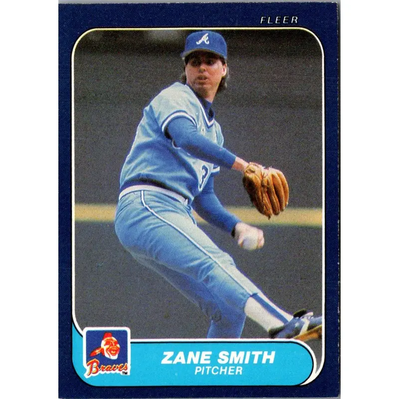 1986 Fleer Zane Smith #528