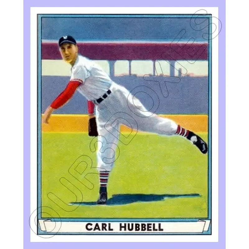Carl Hubbell 1941 Play Ball Reproduction Card - 3784