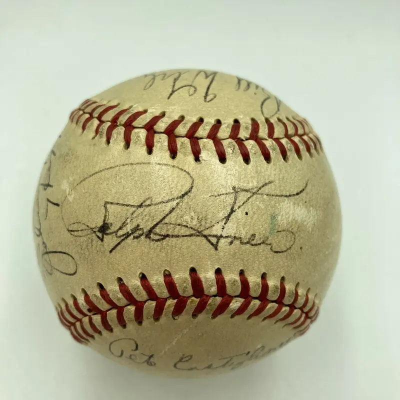 1949 Pittsburgh Pirates Team Signed Official National League Baseball JSA COA