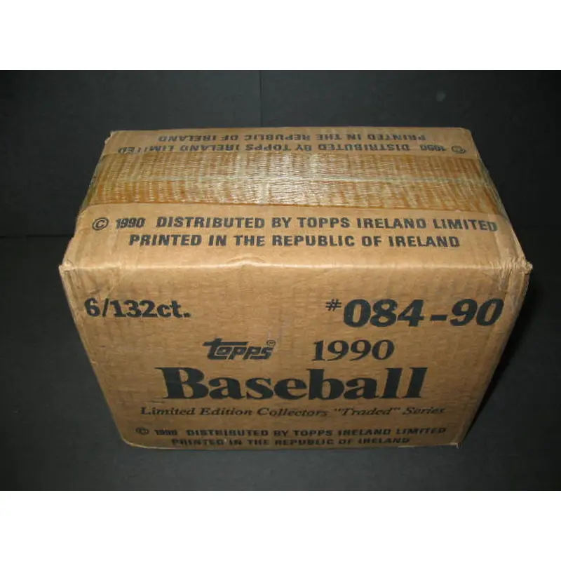1990 Topps Baseball Traded Tiffany Factory Set Case (6 Sets) (Authenticate)