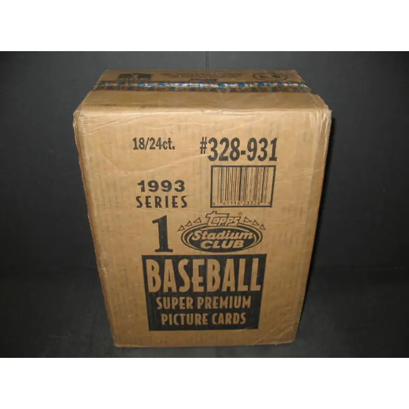 1993 Topps Stadium Club Baseball Series 1 Case (18 Box)