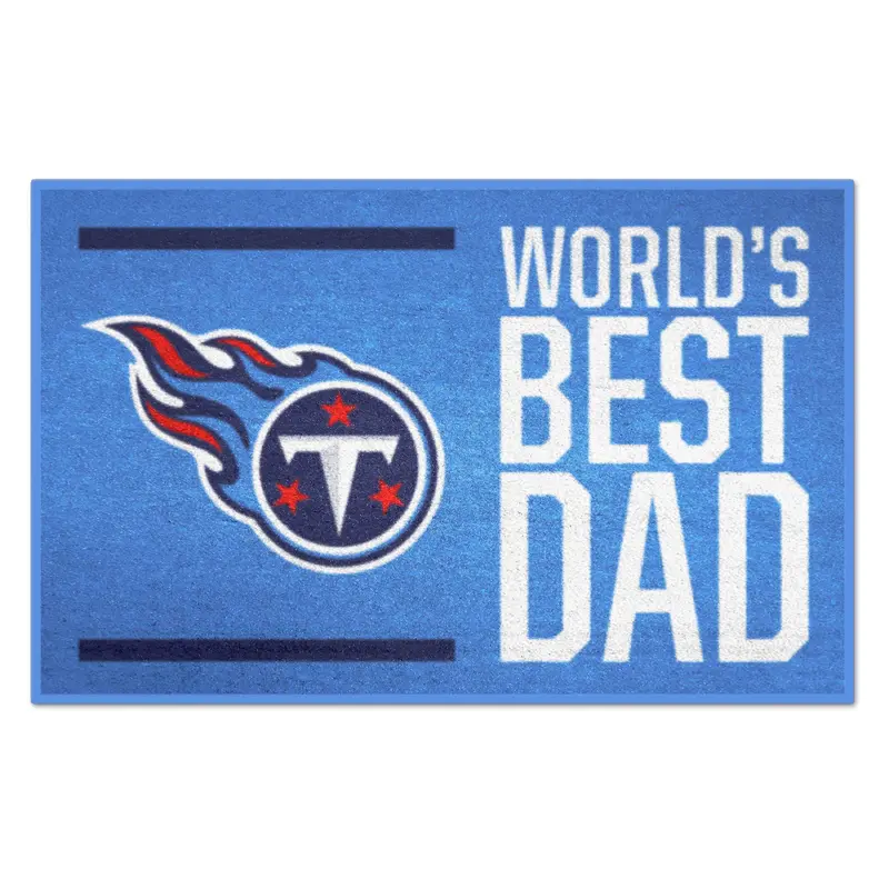 NFL - Tennessee Titans Starter Mat - World's Best Dad