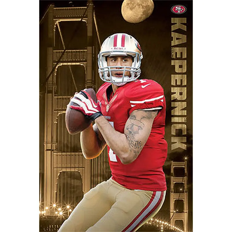 Colin Kaepernick "Golden Star" San Francisco 49ers Poster - Costacos 2013