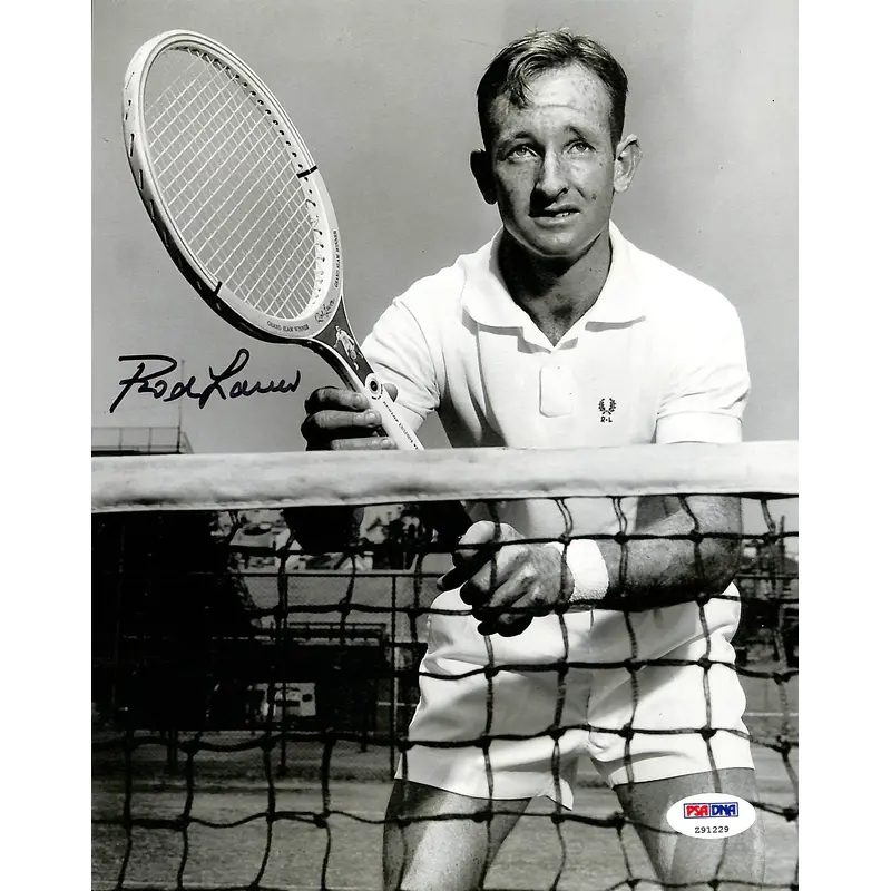 Rod Laver Tennis Authentic Signed 8x10 Photo Autographed PSA/DNA 4