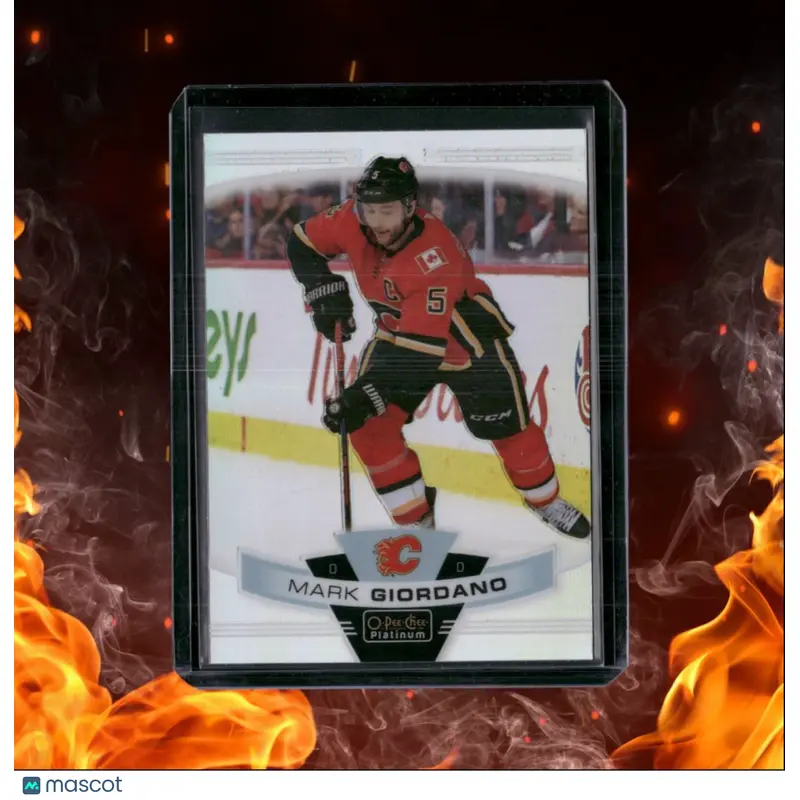 2019-20 O-Pee-Chee Platinum Mark Giordano Rainbow #23