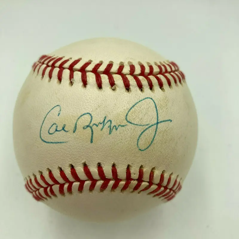 Cal Ripken Jr. 1980's Early Career Signed American League Baseball With JSA COA