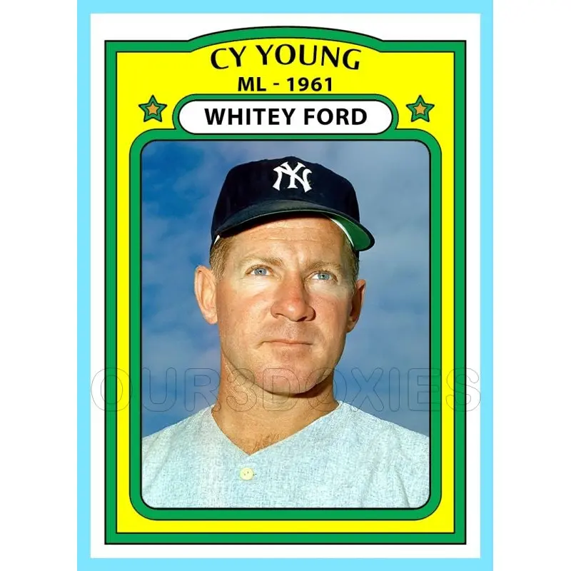 Whitey Ford Cy Young 1972 Topps Custom Card - 4741