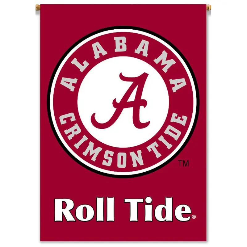 Alabama Crimson Tide "Roll Tide" Official NCAA Team 28x40 Banner - BSI Products