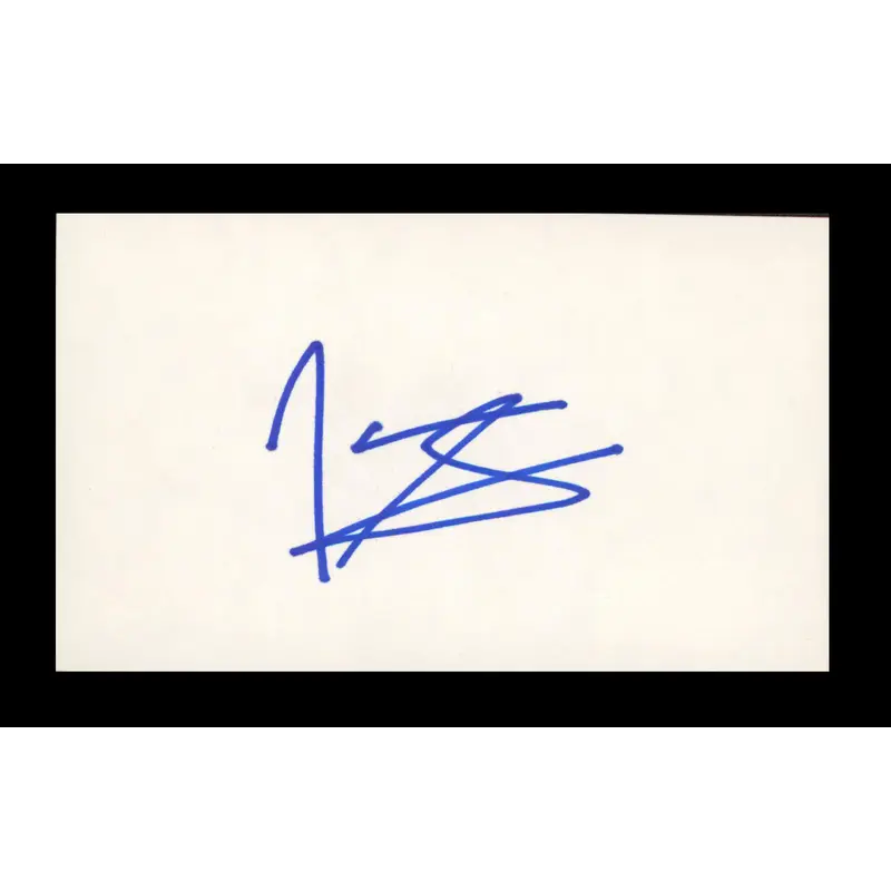 Jason Schwartzman Rushmore Authentic Signed 3x5 Index Card BAS #BP00908