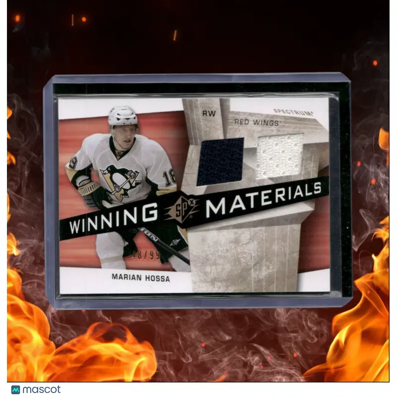 2008-09 Upper Deck SPx Marian Hossa Winning Materials Dual Jersey Spectrum 48/99