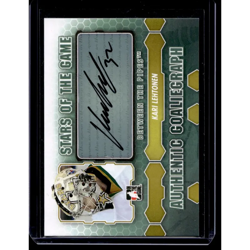 2012-13 In the Game Between the Pipes - GoalieGraph - Kari Lehtonen #A-KL
