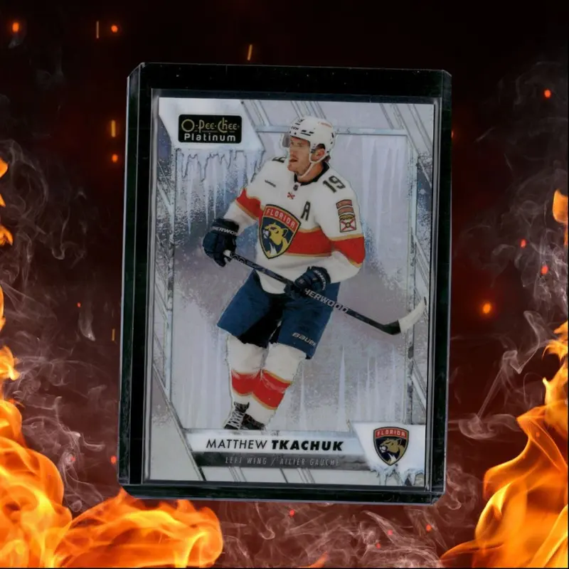2023-24 O-Pee-Chee Platinum Matthew Tkachuk Arctic Freeze 76/99 #142