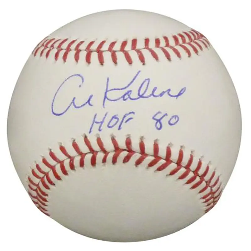 Al Kaline Autographed MLB Baseball w/ "HOF 80"