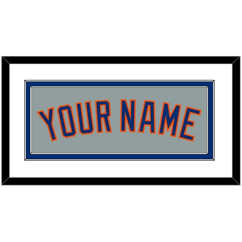 New York Name - Road Gray - Double Mat 1