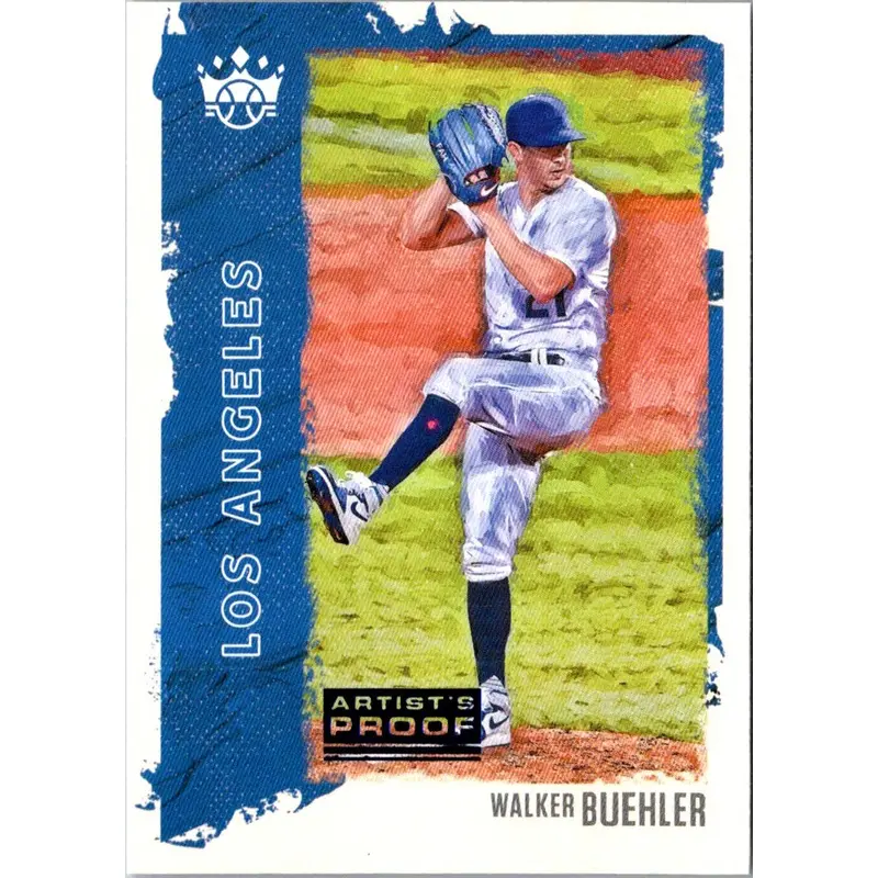 2021 Panini Diamond Kings Artist Proof Blue Walker Buehler #95