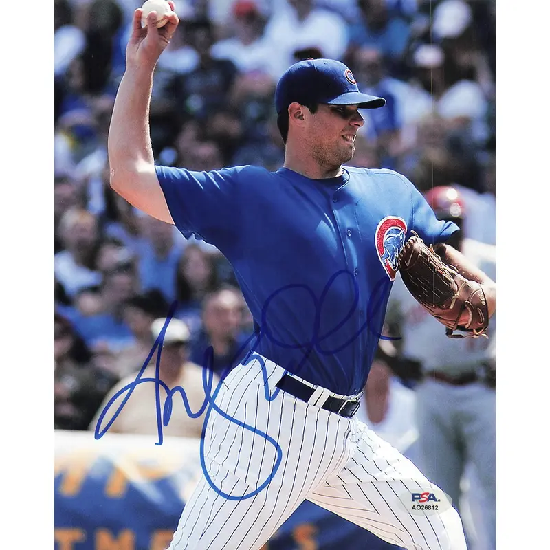 Randy Wells signed 8x10 photo PSA/DNA Chicago Cubs Autographed