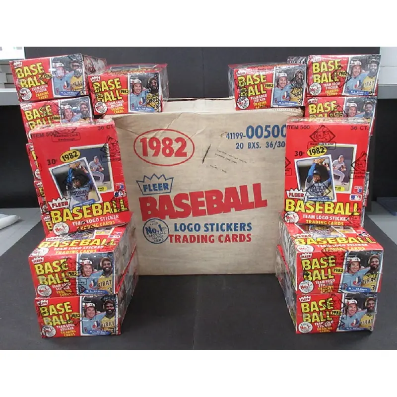 1982 Fleer Baseball Wax Case (20 Box) (BBCE)
