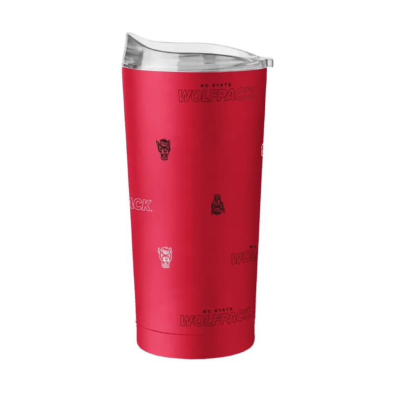 NC State 20oz Step And Repeat Powder Coat Tumbler